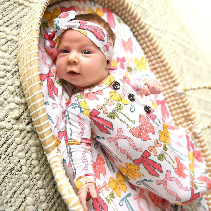 Eliza GOWN Bamboo Baby Newborn Coming Home