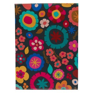 Back view of Consuela Amelie Notebook floral journal cover