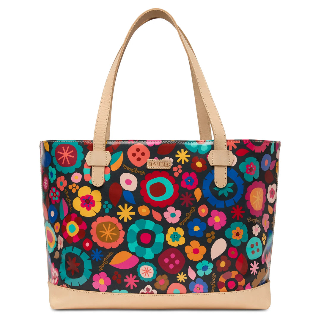 Clean product image of Consuela Big Breezy Amelie floral tote bag
