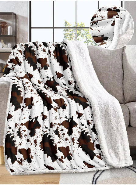 Cowhide King Blanket