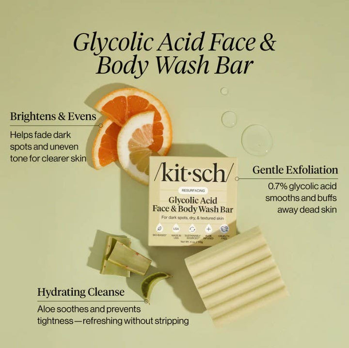 Glycolic Acid Exfoliating Face and Body Wash
