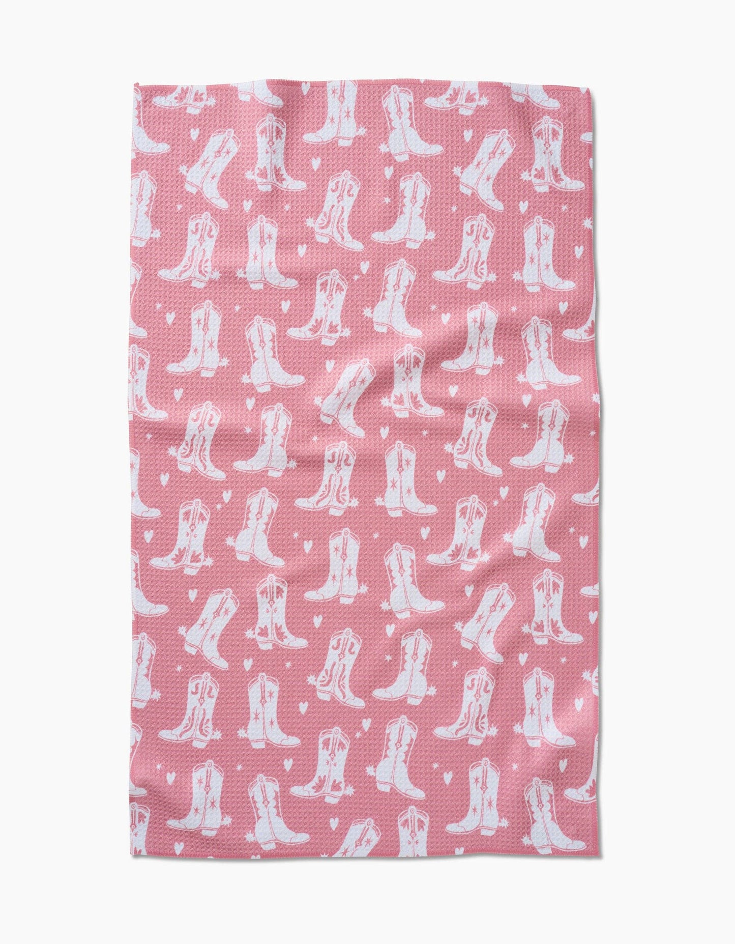Boots On Worries Gone Tea Towel