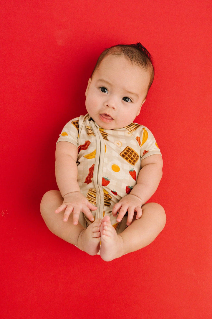 Breakfast Club Bamboo Baby Short Romper
