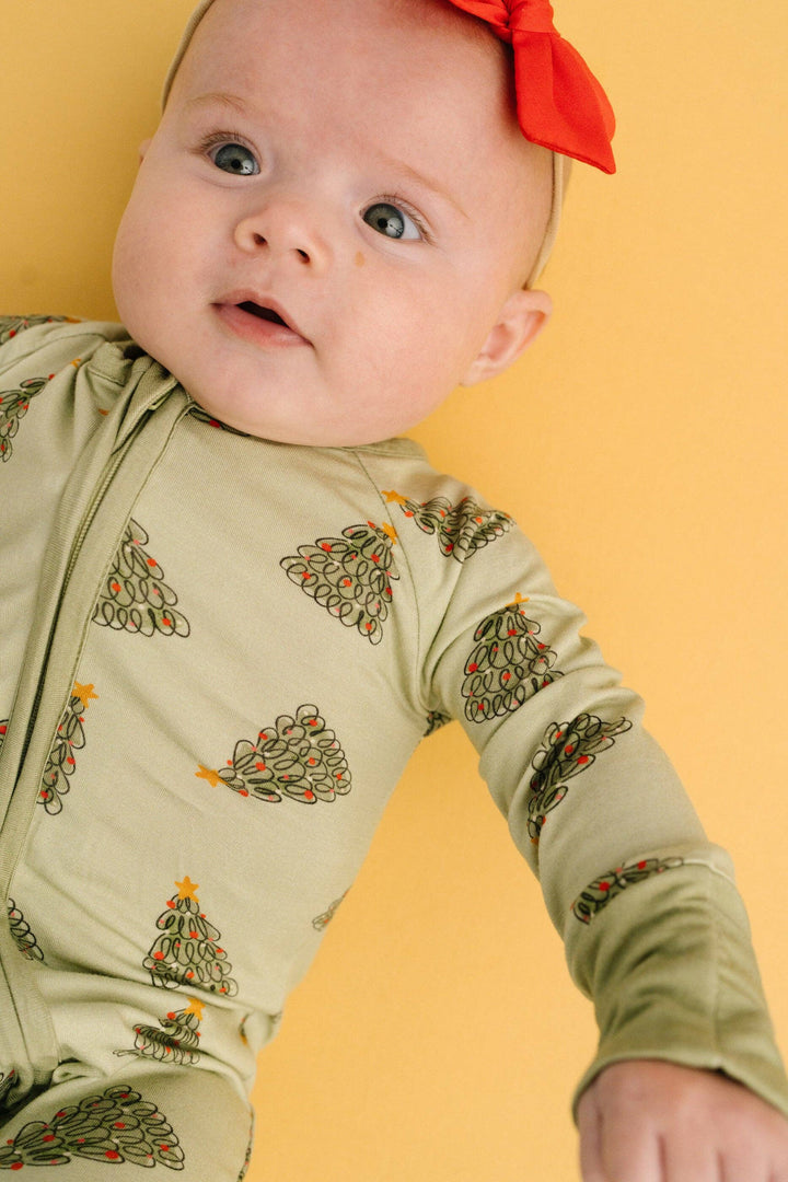 Magical Tree Bamboo Baby Sleeper | Christmas Pajamas