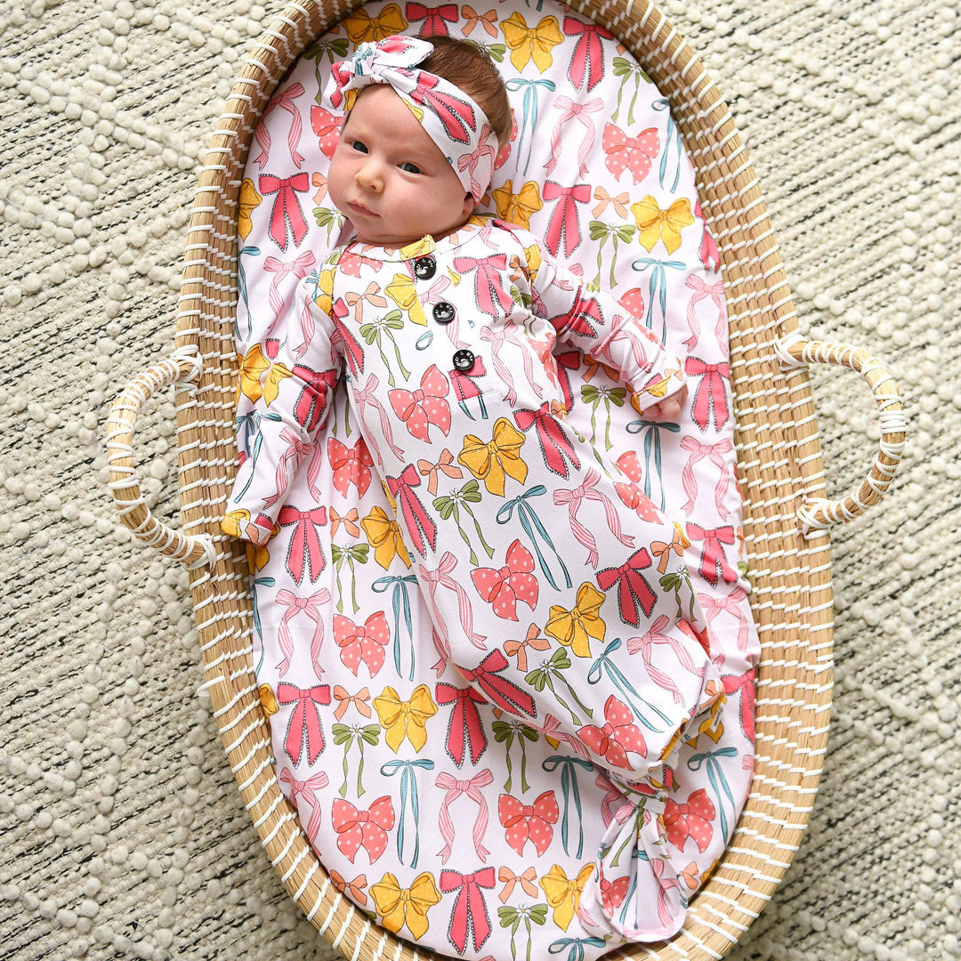 Eliza GOWN Bamboo Baby Newborn Coming Home