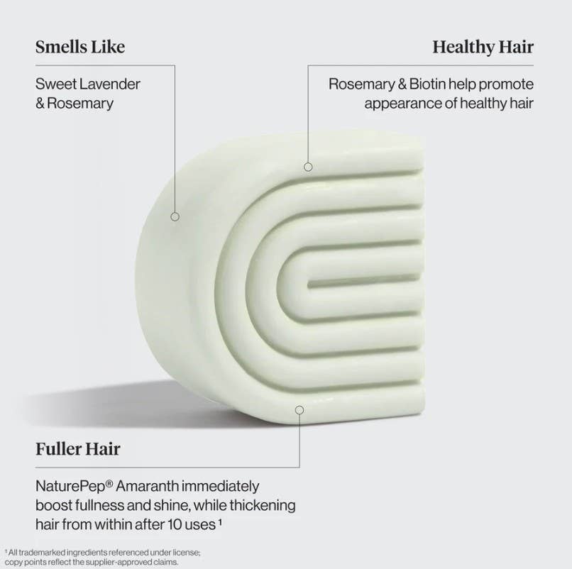 Rosemary &amp; Biotin Volumizing Shampoo &amp; Conditioner Bar Combo