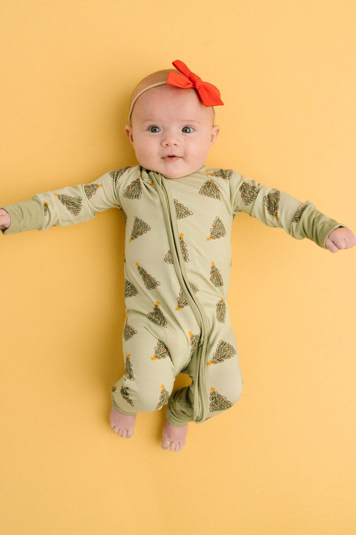 Magical Tree Bamboo Baby Sleeper | Christmas Pajamas