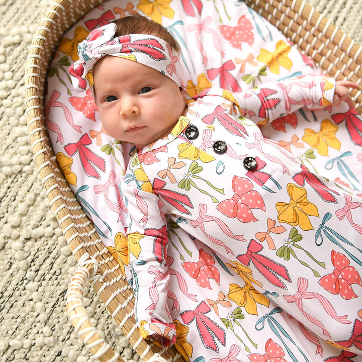 Eliza GOWN Bamboo Baby Newborn Coming Home