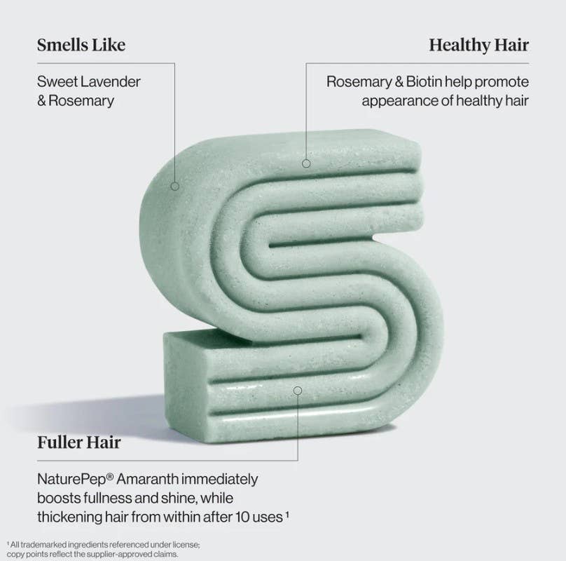 Rosemary &amp; Biotin Volumizing Shampoo &amp; Conditioner Bar Combo
