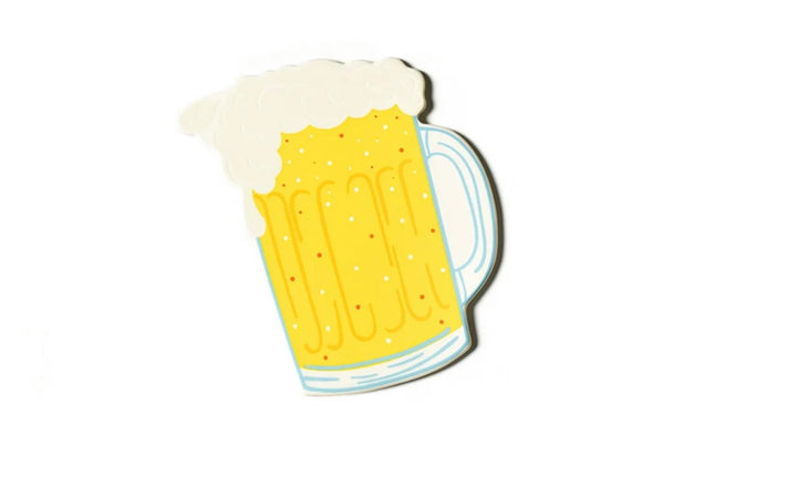 Happy Everything! Beer Mug Big Attachment with golden beer and frothy white foam