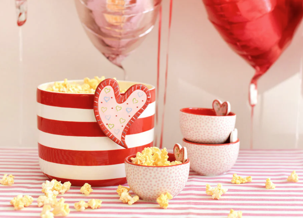 Happy Everything mini heart ceramic interchangeable attachment for Valentine’s Day décor