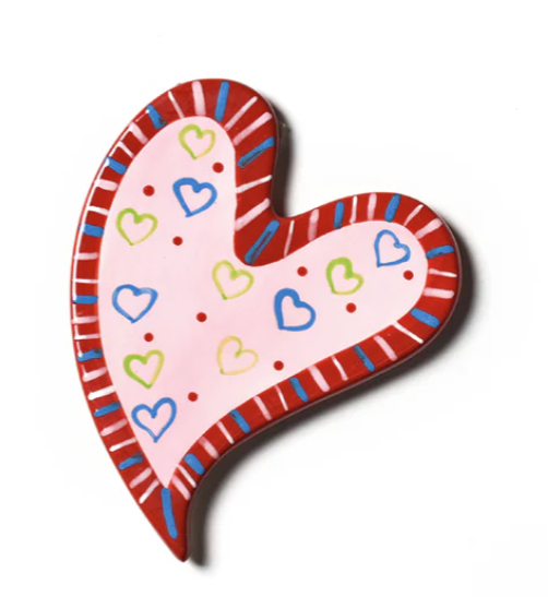 Happy Everything mini heart ceramic interchangeable attachment for Valentine’s Day décor
