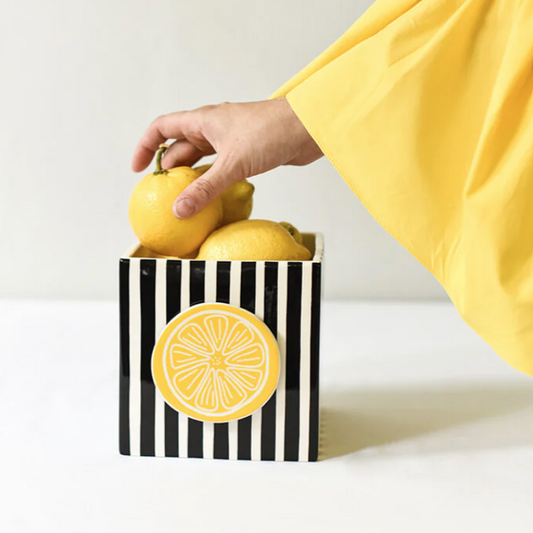 Happy Everything mini lemon slice ceramic interchangeable attachment for summer kitchen décor
