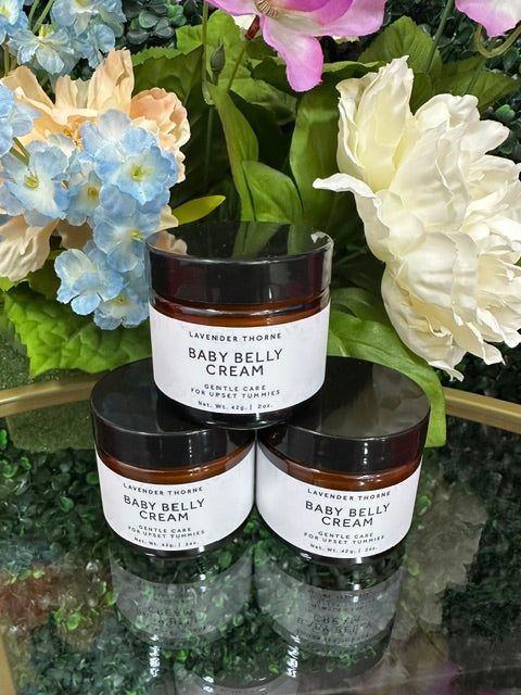 Lavender Thorne Baby Belly Cream – Gentle Tummy Comfort Balm