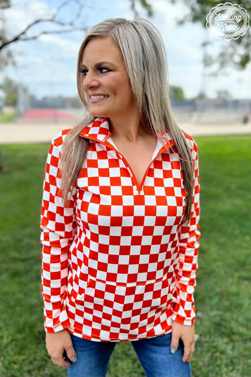 Pep Rally Pullover Orange