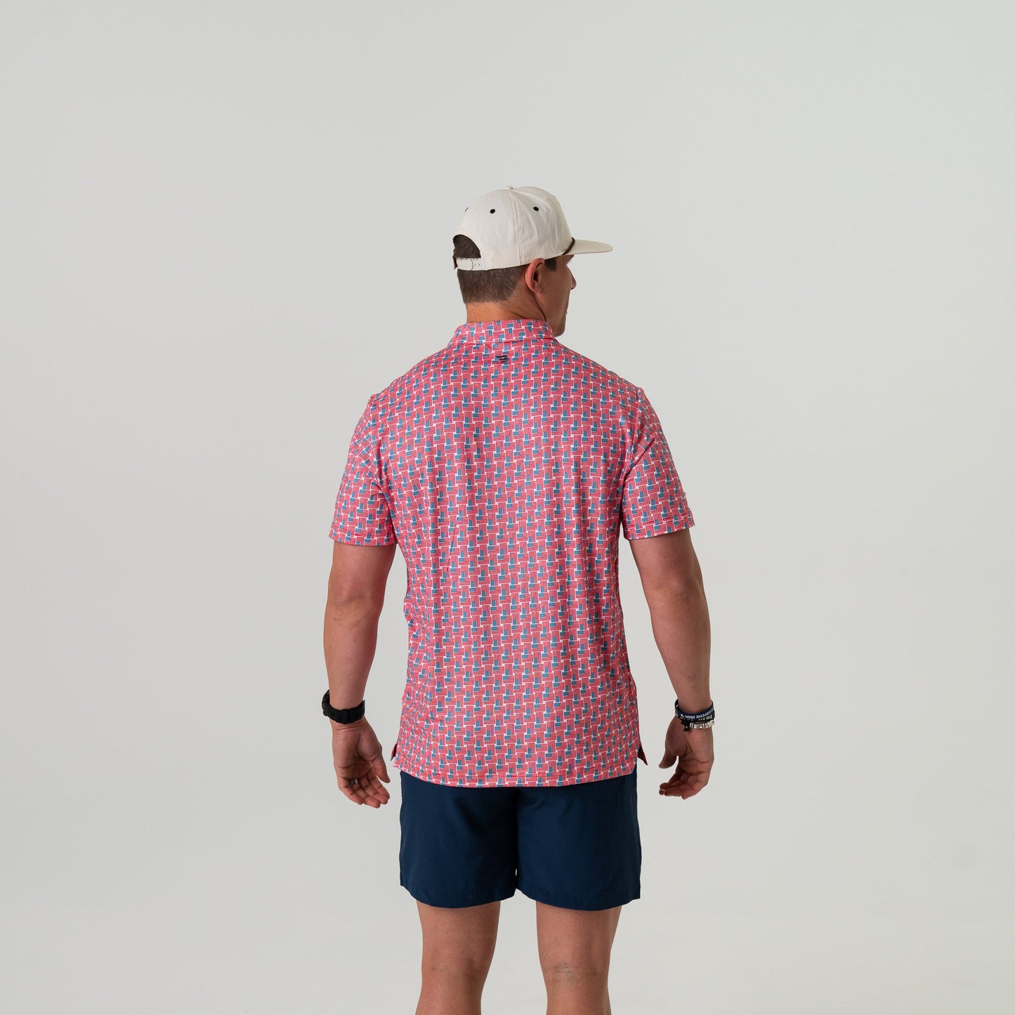American Flag Performance Polo