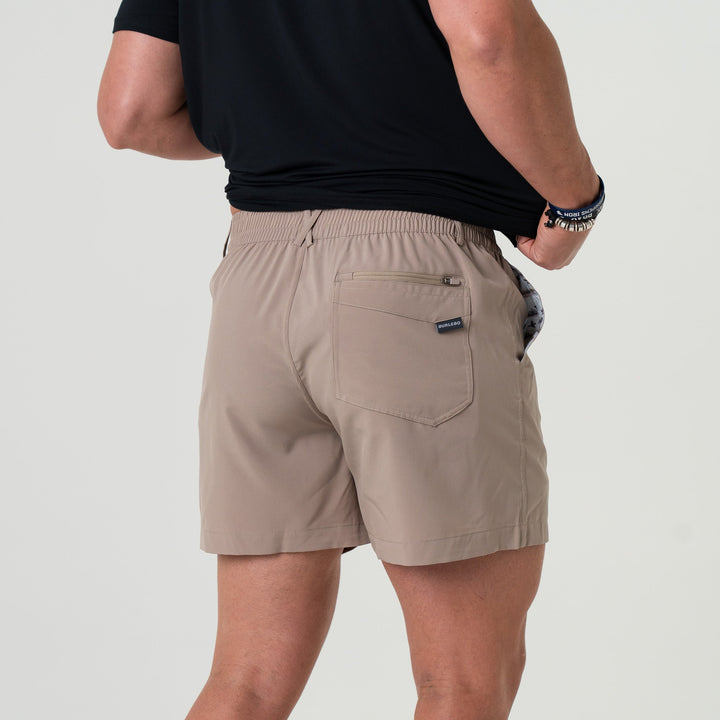Everyday Short- Cobblestone Khaki- Duck Hunt Pocket