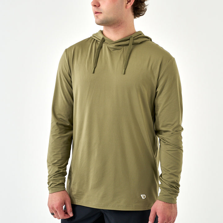 Burlebo Performance Hoodie Sea Breeze | Lightweight Athletic Hoodie for Men