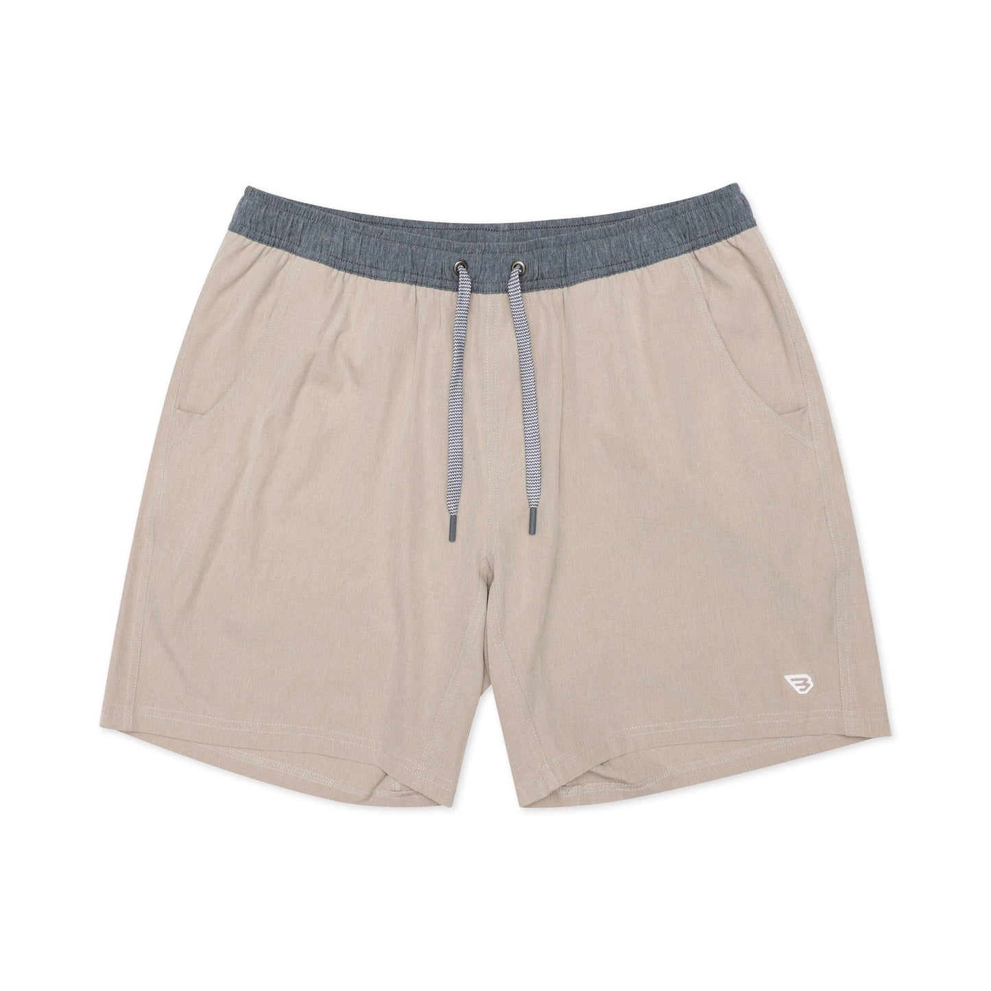 Heather Khaki Athletic Shorts