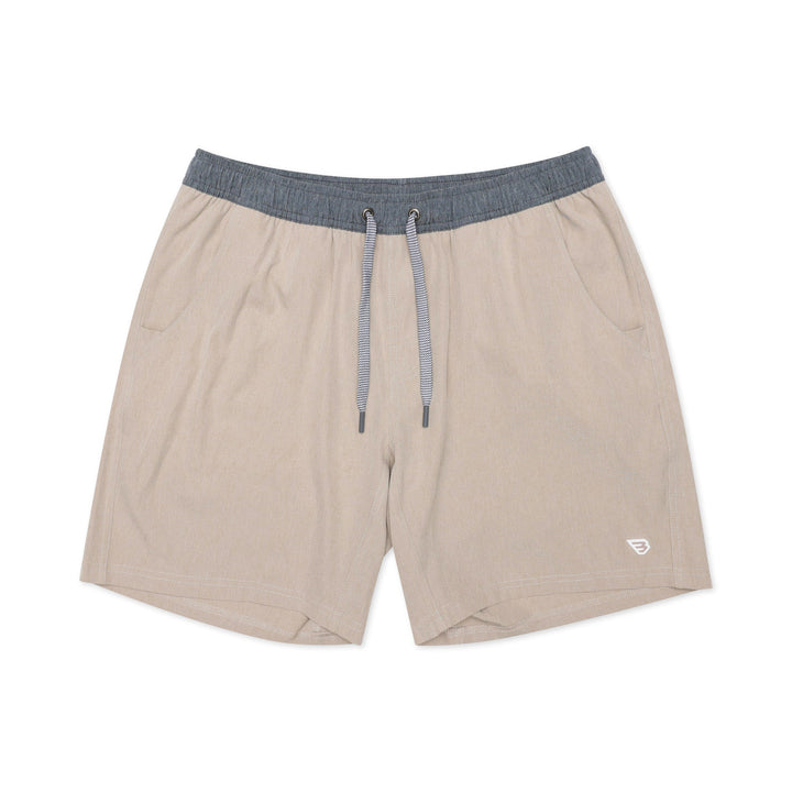 Heather Khaki Athletic Shorts