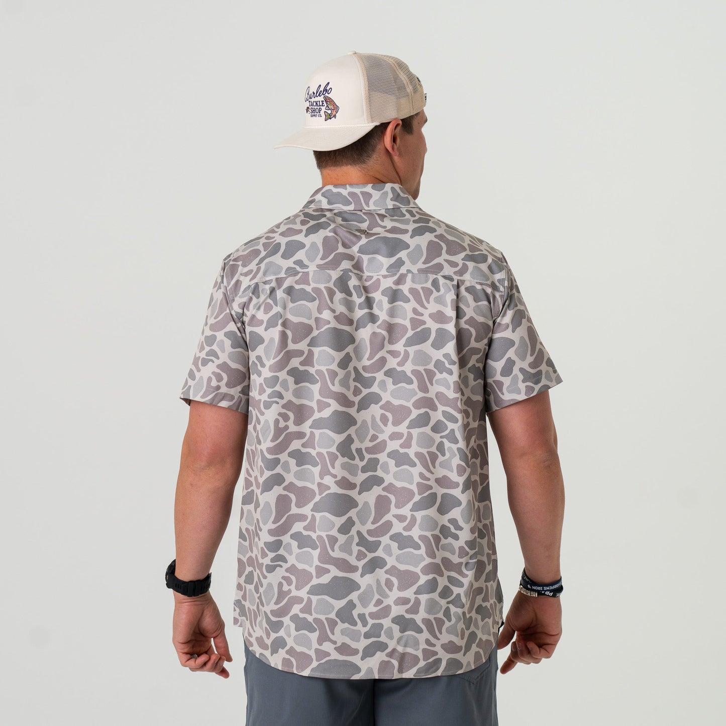 Performance Button Up Classic Deer Camo