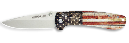 whiskey bent patriot catch pin lock bullcutter knife – locking pocket knife