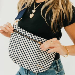 Checkered Navy